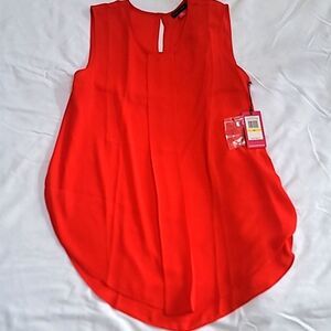 Vince Camuto Women's Sleeveless Chiffon Blouse